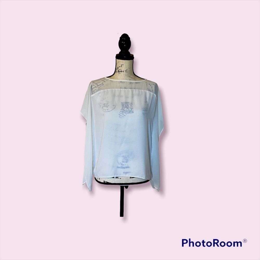 INC Sheer Blouse 